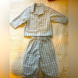 Petite Plume baby checkered PJs!